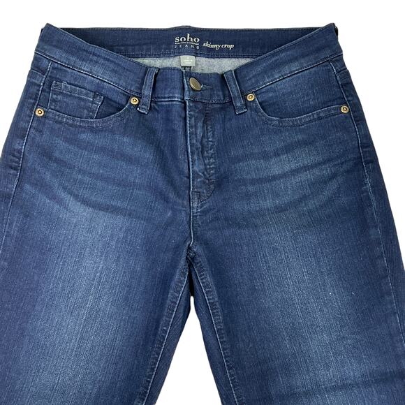 New York & Co. Soho Skinny Crop Capri Jeans Size 4 - Picture 3 of 15